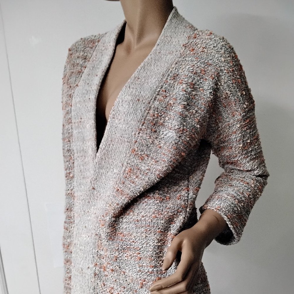 NEW Old Navy Summer Open Cardigan Knit Size S NEW Beige Relax Oversized *002